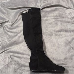 Stuartweitzman  black suede boot